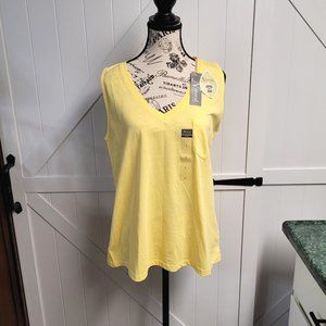 Natural Reflections Yellow Short Sleve Top (Bass Pro)